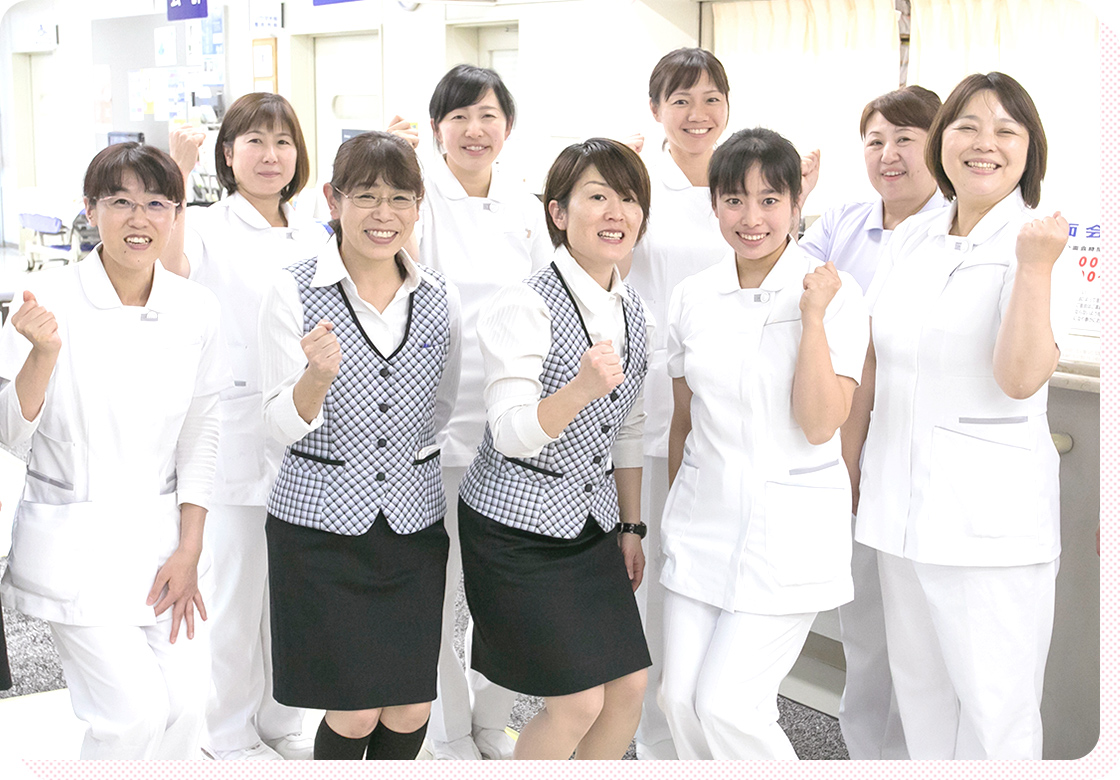 上司・同僚との集合写真